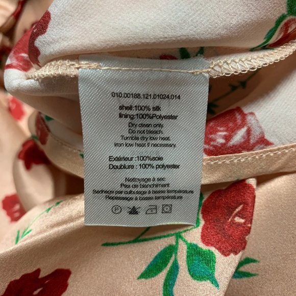 RIXO SOPHIE VINTAGE ROSE NUDE RED Mini Dress
Sz L - Picture 5 of 7